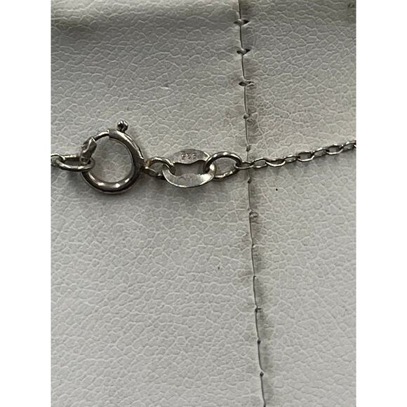 KIM Signed Sterling Wedding Necklace Lovers Embrace Infinity Pendant Adam Eve - Picture 9 of 16